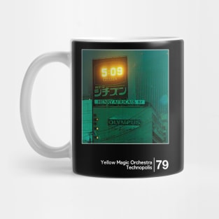 Yellow Magic Orchestra - Technopolis / Minimal Style Graphic Artwork Design Mug